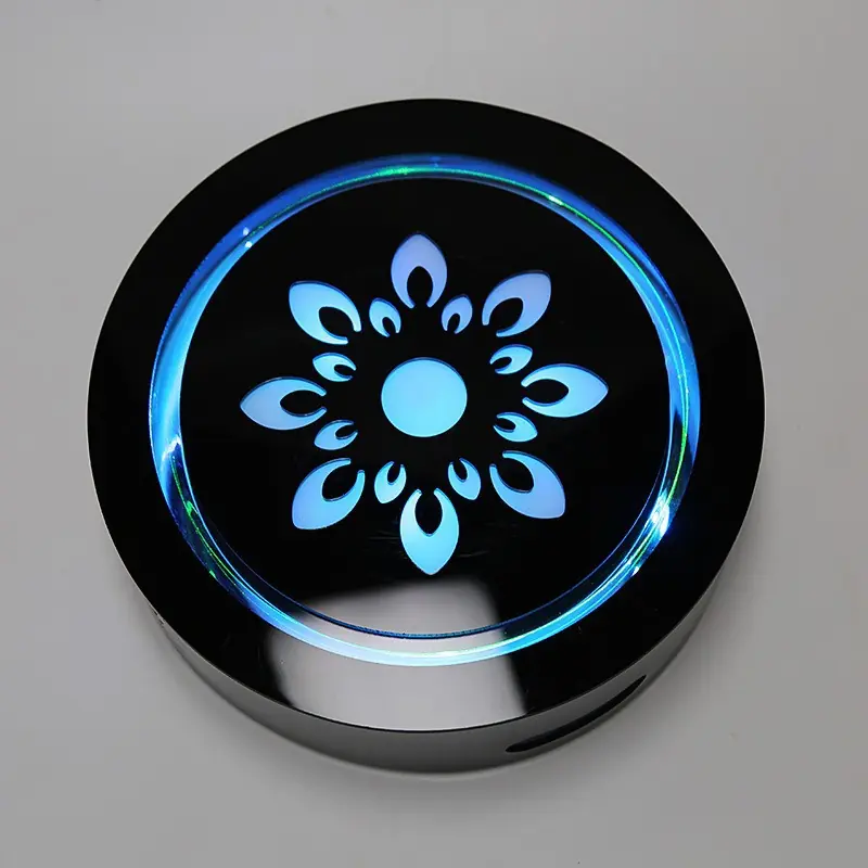 12 inç LED Lazerli Premium Nargile Şişe Altlığı – görsel 3