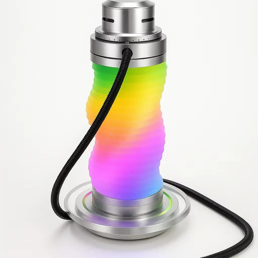 Vogue Lüx RGB Premium Nargile Takımı – görsel 4