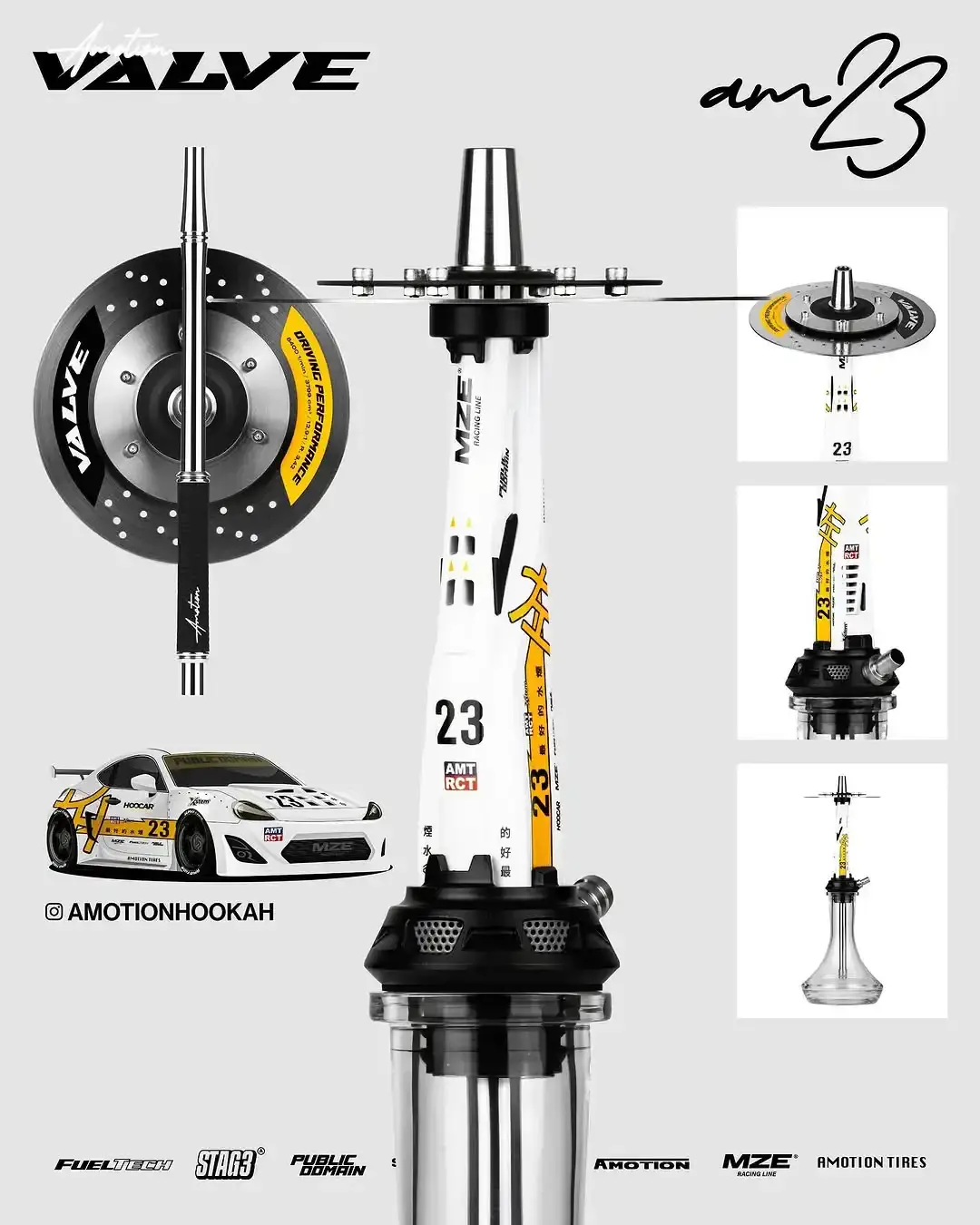 Moze Amotion Valve Nargile Takımı Rpl ürün görseli