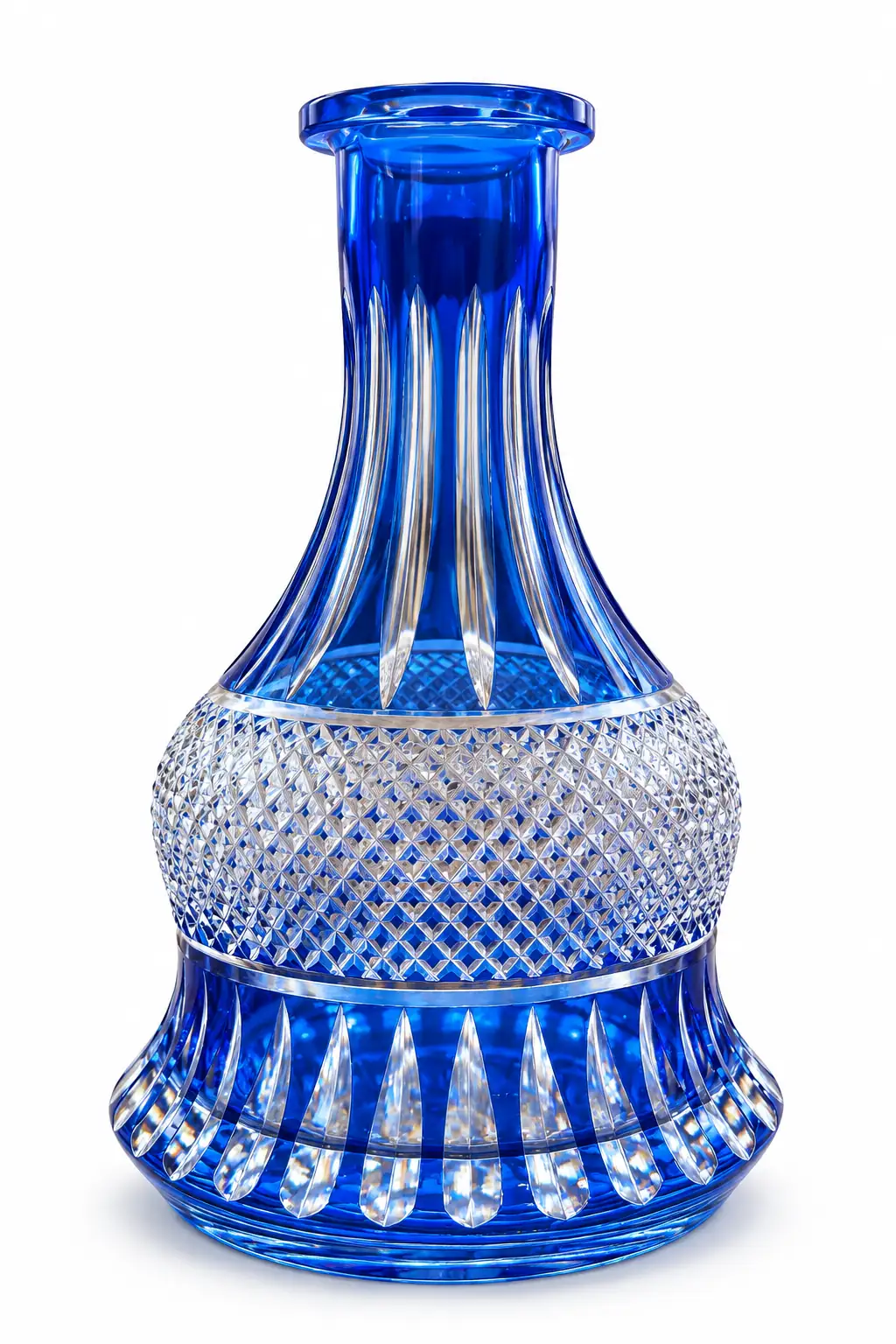 Desarj Crystalline Kristal Nargile Şişesi – Safir Hasır Kristal ürün görseli